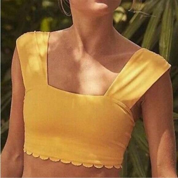 Free people movement suns out cami mango NWT size L - Picture 4 of 7